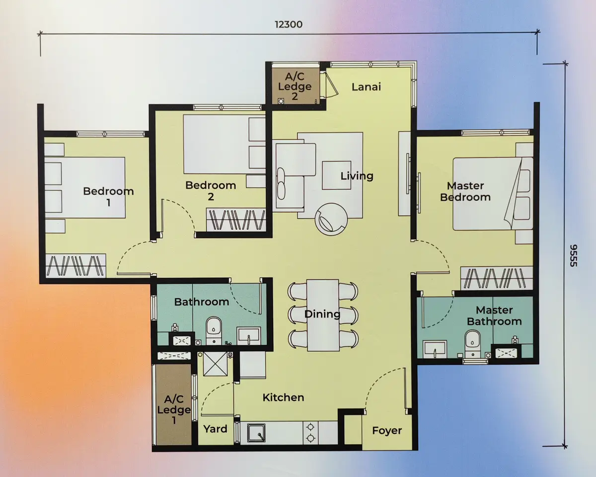 Exsim Bukit Jalil_The Kingswoodz @ Bukit Jalil_Layout_Type-C2