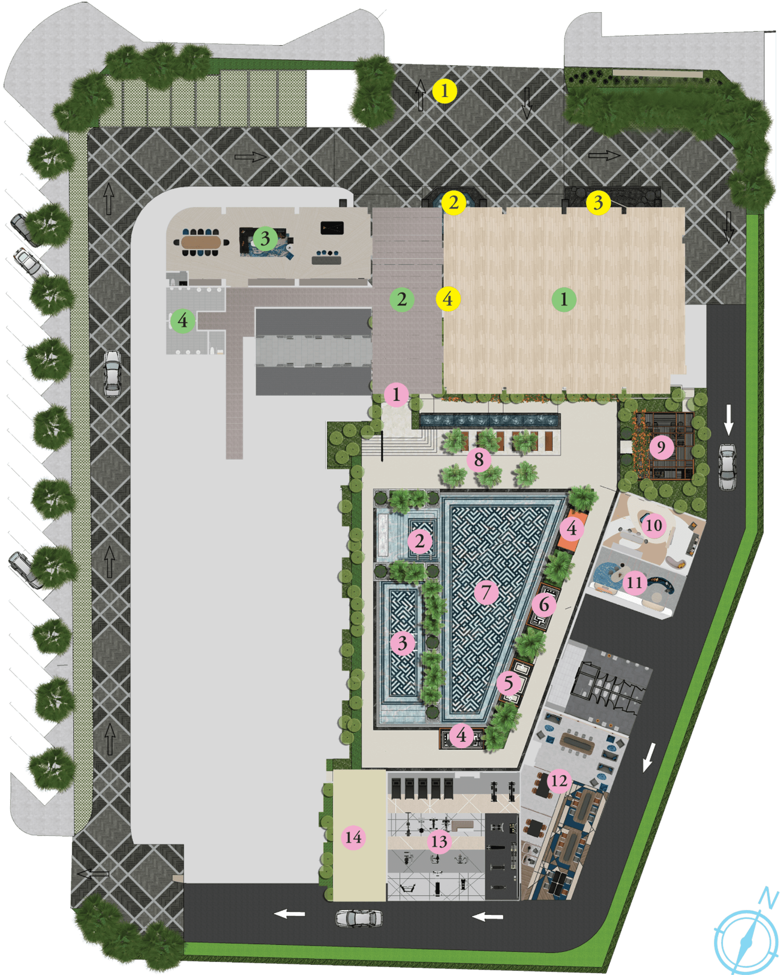 Exsim Terengganu_Qubaz Suites_Facilitiez Plan