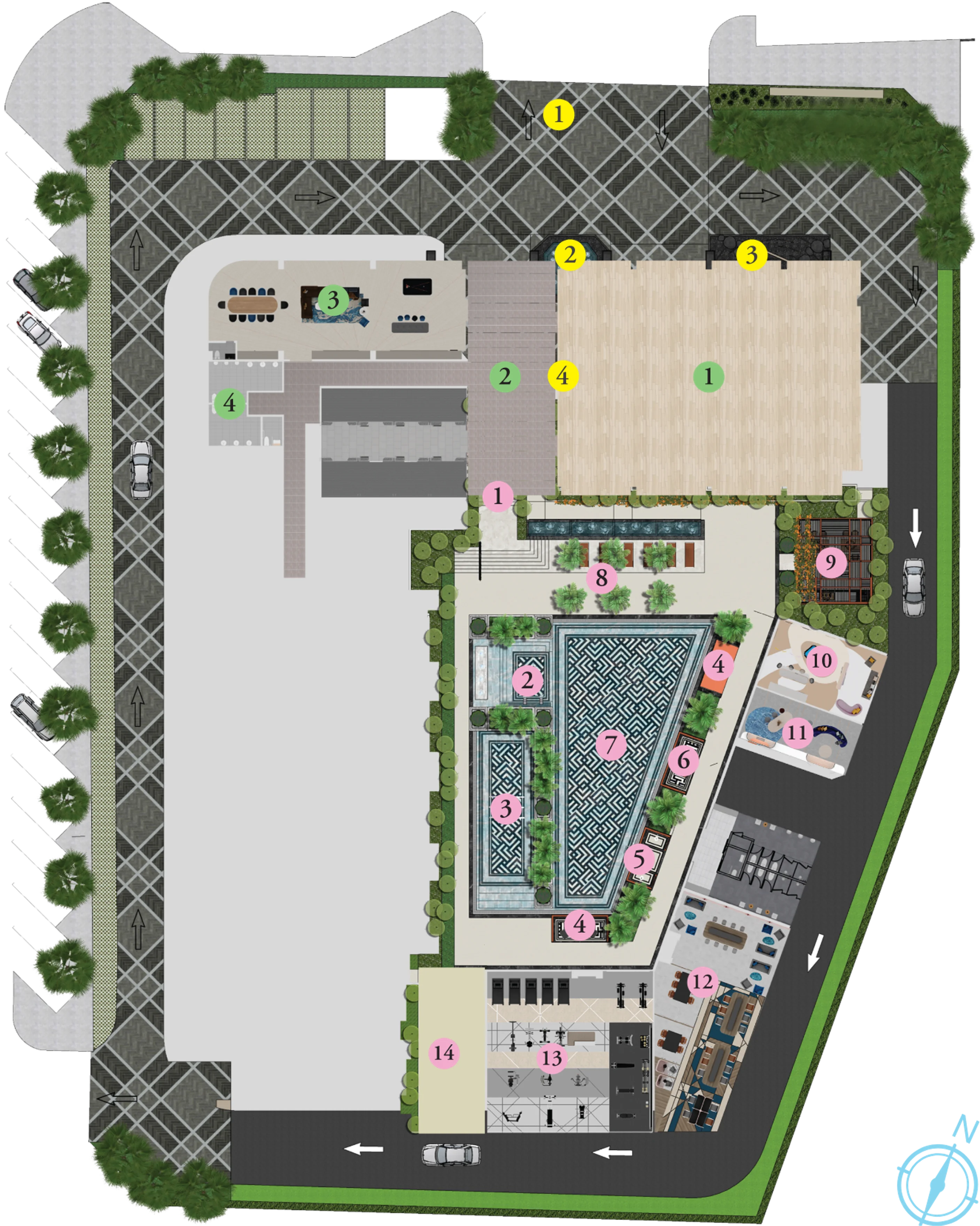 Exsim Terengganu_Qubaz Suites_Facilitiez Plan