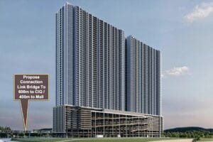 exsim-new-project-exsim-ciq-causewayz-square-jbcc-facade-tower-b-brixton-and-tower-d EXSIM’s Causewayz Square @ JBCC highlighting Tower B (Brixton) and Tower D with proposed link bridge connection to CIQ checkpoint, just 600m away.