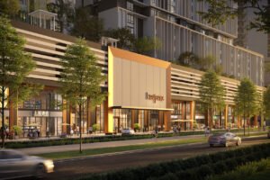 Retail shop lots at Keeperz Suites Penang integrated within mixed development podium offering convenience lifestyle and commercial frontage.