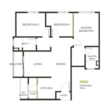 Exsim Damansara_The Aldenz Residences_Layout Type C