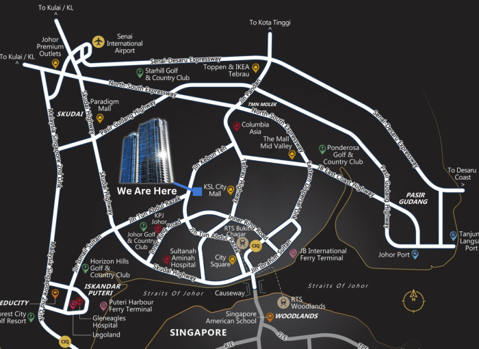 Exsim New Project_The Asteriaz @ Kebun Teh_Exsim Johor_ Site Location The Asteriaz @ Kebun Teh_Exsim Johor_ Site Location